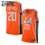 Los Angeles Clippers Trikot John Collins Nike 2025-26 City Edition Orange Swingman - Kinder